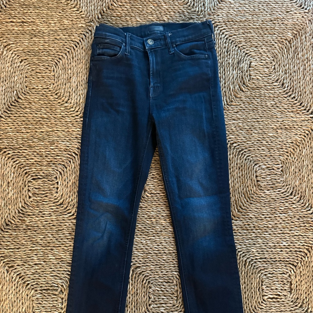 MOTHER Dark Blue Jeans
